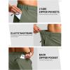 imageG Gradual Mens Shorts 7quot Lightewight Casual Shorts for Men Quick Dry Stretch Hiking Golf Shorts with 3 Zipper Pockets SummerGrey Sage