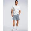 imageG Gradual Mens Shorts 7quot Lightewight Casual Shorts for Men Quick Dry Stretch Hiking Golf Shorts with 3 Zipper Pockets SummerLight Grey