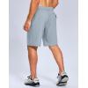 imageG Gradual Mens Shorts 7quot Lightewight Casual Shorts for Men Quick Dry Stretch Hiking Golf Shorts with 3 Zipper Pockets SummerLight Grey
