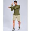 imageG Gradual Mens Shorts 7quot Lightewight Casual Shorts for Men Quick Dry Stretch Hiking Golf Shorts with 3 Zipper Pockets SummerLight Khaki