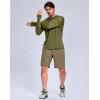 imageG Gradual Mens Shorts 7quot Lightewight Casual Shorts for Men Quick Dry Stretch Hiking Golf Shorts with 3 Zipper Pockets SummerMedium Khaki