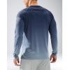 imageMens Sun Protection Long Sleeve Shirts UPF 50 Rash Guard for Men SPF UV Fishing Hiking Running Workout Athletic ShirtGradient Blue Grey