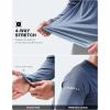 imageMens Sun Protection Long Sleeve Shirts UPF 50 Rash Guard for Men SPF UV Fishing Hiking Running Workout Athletic ShirtGradient Blue Grey