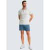 imageG Gradual Mens Casual Shorts 5quot Lightweight Golf Shorts for Men Stretch with 3 Pockets Quick Dry Breathable Work Shorts Dusty Blue