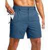 imageG Gradual Mens Hiking Shorts 5quot Lightewight Casual Shorts for Men Quick Dry Stretch Golf Shorts with 3 Zipper Pockets SummerTibetan Blue3XL