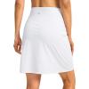 imageG Gradual 19 Skorts for Woman Knee Length Golf Skirt Long Athletic Tennis Skorts for Women Dressy Casual with Shorts PocketsAwhite