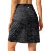 imageG Gradual 19 Skorts for Woman Knee Length Golf Skirt Long Athletic Tennis Skorts for Women Dressy Casual with Shorts PocketsGrey Camo
