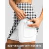 imageG Gradual 19 Skorts for Woman Knee Length Golf Skirt Long Athletic Tennis Skorts for Women Dressy Casual with Shorts PocketsHoundstooth