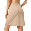 imageG Gradual 19 Skorts for Woman Knee Length Golf Skirt Long Athletic Tennis Skorts for Women Dressy Casual with Shorts PocketsLight Khaki