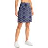 imageG Gradual 19 Skorts for Woman Knee Length Golf Skirt Long Athletic Tennis Skorts for Women Dressy Casual with Shorts PocketsNavy Flower