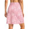 imageG Gradual 19 Skorts for Woman Knee Length Golf Skirt Long Athletic Tennis Skorts for Women Dressy Casual with Shorts PocketsPink Paisley