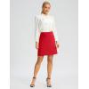 imageG Gradual 19 Skorts for Woman Knee Length Golf Skirt Long Athletic Tennis Skorts for Women Dressy Casual with Shorts PocketsRed