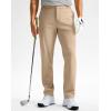 imageG Gradual Mens Golf Pants with 5 Pockets 303234 Lightweight Quick Dry Stretch Work Dress Pants Casual Slacks for MenKhakiW38 L32