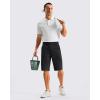 imageG Gradual Mens Golf Shorts 12 Long with 4 Pockets Lightweight Casual Knee Length Short Quick Dry Hiking Work Travel ShortsBlack