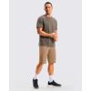 imageG Gradual Mens Golf Shorts 12 Long with 4 Pockets Lightweight Casual Knee Length Short Quick Dry Hiking Work Travel ShortsDark Khaki