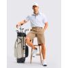 imageG Gradual Mens Golf Shorts 12 Long with 4 Pockets Lightweight Casual Knee Length Short Quick Dry Hiking Work Travel ShortsDark Khaki