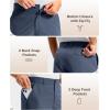 imageG Gradual Mens Golf Shorts 12 Long with 4 Pockets Lightweight Casual Knee Length Short Quick Dry Hiking Work Travel ShortsGrey Blue