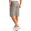 imageG Gradual Mens Golf Shorts 12 Long with 4 Pockets Lightweight Casual Knee Length Short Quick Dry Hiking Work Travel ShortsStone Grey
