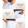 imageG Gradual Mens Golf Shorts 12 Long with 4 Pockets Lightweight Casual Knee Length Short Quick Dry Hiking Work Travel ShortsWhite