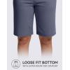 imageG GRADUAL Bermuda Shorts for Women with Pockets 10 Knee Length Womens High Waisted Long Shorts for Walking Athletic WorkoutDusty Blue