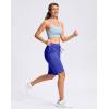 imageG GRADUAL Bermuda Shorts for Women with Pockets 10 Knee Length Womens High Waisted Long Shorts for Walking Athletic WorkoutRoyal Blue