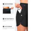 imageG GRADUAL Womens 5 Swim Board Shorts High Waisted Quick Dry Swimming Bathing Suit Bottoms for Women with Liner PocketsBlack