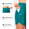 imageG GRADUAL Womens 5 Swim Board Shorts High Waisted Quick Dry Swimming Bathing Suit Bottoms for Women with Liner PocketsLake Blue