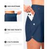 imageG GRADUAL Womens 5 Swim Board Shorts High Waisted Quick Dry Swimming Bathing Suit Bottoms for Women with Liner PocketsNavy