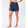 imageG GRADUAL Womens 5 Swim Board Shorts High Waisted Quick Dry Swimming Bathing Suit Bottoms for Women with Liner PocketsNavy