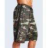 imageG Gradual Mens 11 Long Basketball Shorts with Zipper Pockets Drawstring Mesh Lightweight Gym Athletic Shorts for MenGreen Camo