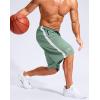imageG Gradual Mens 11 Long Basketball Shorts with Zipper Pockets Drawstring Mesh Lightweight Gym Athletic Shorts for MenLodenfrost