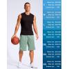 imageG Gradual Mens 11 Long Basketball Shorts with Zipper Pockets Drawstring Mesh Lightweight Gym Athletic Shorts for MenLodenfrost