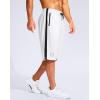 imageG Gradual Mens 11 Long Basketball Shorts with Zipper Pockets Drawstring Mesh Lightweight Gym Athletic Shorts for MenWhite