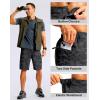 imageG Gradual Mens Casual Shorts 9 Lightweight Hiking GolfBlack Camo