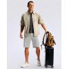 imageG Gradual Mens Casual Shorts 9 Lightweight Hiking GolfBright Grey