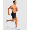 imageG Gradual Mens Running Athletic Shorts with Zipper Pocket 5 7 Lightweight Quick Dry Gym Workout Shorts for Tennis ActiveBlack