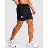 imageG Gradual Mens Running Athletic Shorts with Zipper Pocket 5 7 Lightweight Quick Dry Gym Workout Shorts for Tennis ActiveBlack