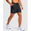 imageG Gradual Mens Running Athletic Shorts with Zipper Pocket 5 7 Lightweight Quick Dry Gym Workout Shorts for Tennis ActiveDark Grey
