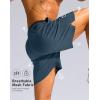 imageG Gradual Mens Running Athletic Shorts with Zipper Pocket 5 7 Lightweight Quick Dry Gym Workout Shorts for Tennis ActiveDusty Blue