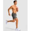 imageG Gradual Mens Running Athletic Shorts with Zipper Pocket 5 7 Lightweight Quick Dry Gym Workout Shorts for Tennis ActiveGrey