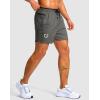 imageG Gradual Mens Running Athletic Shorts with Zipper Pocket 5 7 Lightweight Quick Dry Gym Workout Shorts for Tennis ActiveGrey