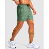 imageG Gradual Mens Running Athletic Shorts with Zipper Pocket 5 7 Lightweight Quick Dry Gym Workout Shorts for Tennis ActiveJasmine Green