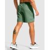 imageG Gradual Mens Running Athletic Shorts with Zipper Pocket 5 7 Lightweight Quick Dry Gym Workout Shorts for Tennis ActiveJasmine Green