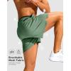 imageG Gradual Mens Running Athletic Shorts with Zipper Pocket 5 7 Lightweight Quick Dry Gym Workout Shorts for Tennis ActiveJasmine Green