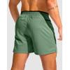 imageG Gradual Mens Running Athletic Shorts with Zipper Pocket 5 7 Lightweight Quick Dry Gym Workout Shorts for Tennis ActiveJasmine Green