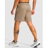 imageG Gradual Mens Running Athletic Shorts with Zipper Pocket 5 7 Lightweight Quick Dry Gym Workout Shorts for Tennis ActiveKhaki