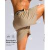 imageG Gradual Mens Running Athletic Shorts with Zipper Pocket 5 7 Lightweight Quick Dry Gym Workout Shorts for Tennis ActiveKhaki