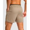 imageG Gradual Mens Running Athletic Shorts with Zipper Pocket 5 7 Lightweight Quick Dry Gym Workout Shorts for Tennis ActiveKhaki