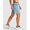 imageG Gradual Mens Running Athletic Shorts with Zipper Pocket 5 7 Lightweight Quick Dry Gym Workout Shorts for Tennis ActiveLight Blue