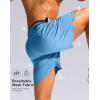 imageG Gradual Mens Running Athletic Shorts with Zipper Pocket 5 7 Lightweight Quick Dry Gym Workout Shorts for Tennis ActiveSky Blue